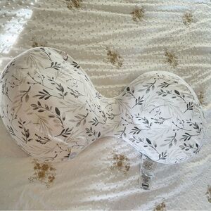 Boppy Side Sleeper Pregnancy Pillow - Gray Falling Leaves